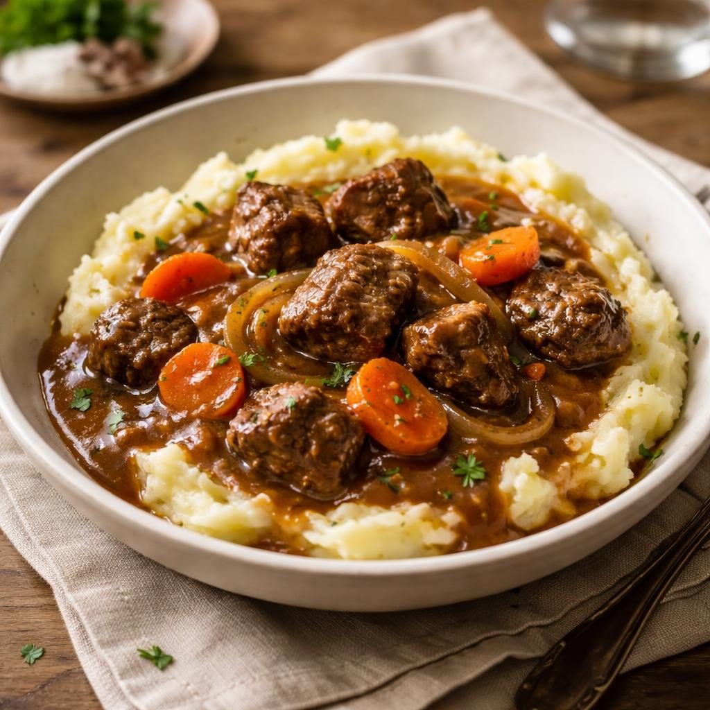 Beef and Gravy Mash Bowl